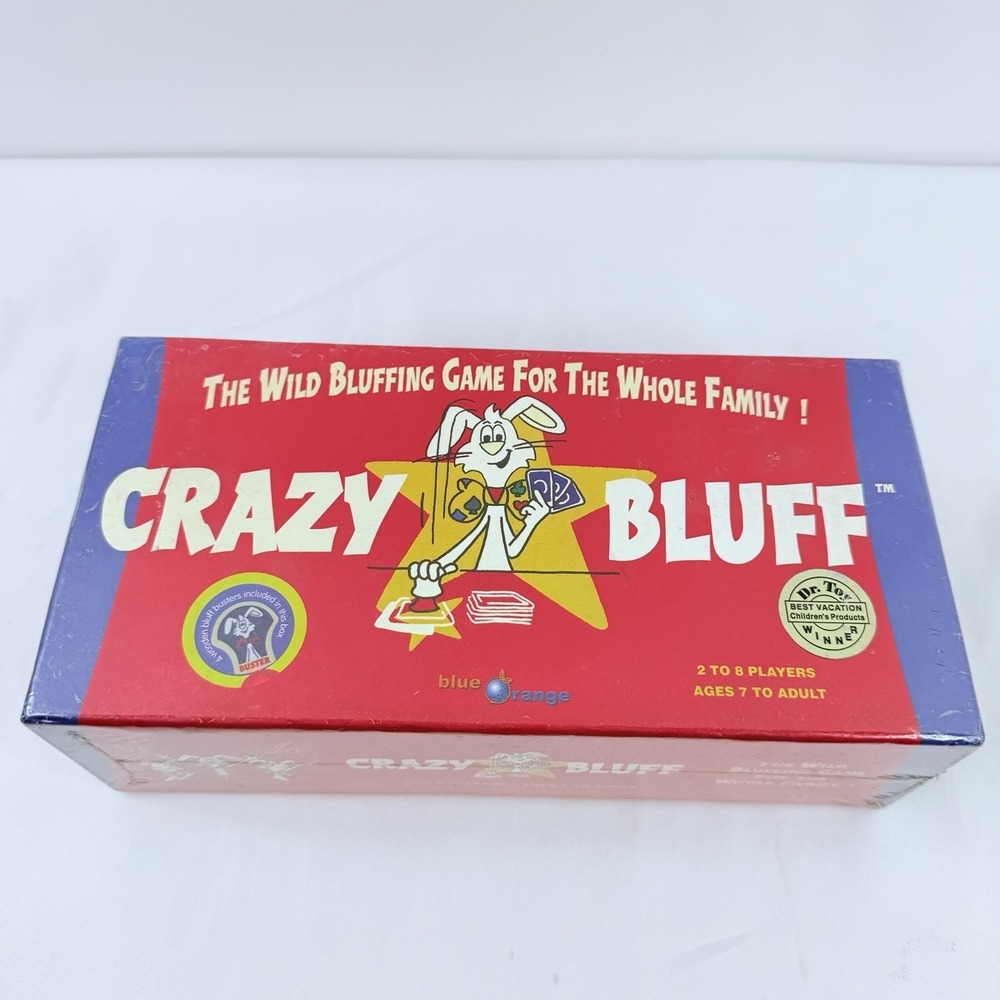 Crazy‎ Bluff Blue Orange Card Game Bluffing Game For the Whole Family